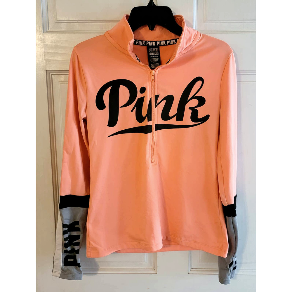 Pink by Victoria's Secret Ultimate Pullover w/zipper - Size S